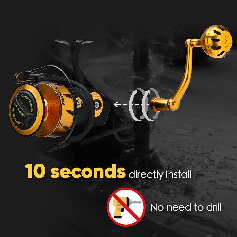 GOMEXUS Power Handle for Penn Spinfisher VI VII Slammer III IV 2500-4500,Fishing Reel Replacement Parts - Image 2